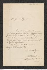 Nachlass Franz Steindachner, Brief von Alessandro Ninni an Franz Steindachner (11.12.1882), Inv.Nr. 365.07, Seite 1